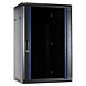 Armadio a muro 18U con anta in vetro 600x450x900mm (LxPxA)