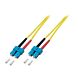 Cavo in fibra ottica duplex OS2 SC-SC 20 m