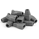 DANICOM guaina per cavo RJ45 grigia grande - 10 pezzi