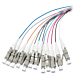 Set di trecce in fibra di vetro OS2 colorate LC - 12 pezzi