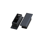 Tappo di copertura per pannello di permutazione SC duplex e LC quad