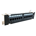 Pannello di permutazione a parete CAT5e UTP - 12 porte