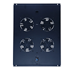 Kit di ventole con 4 ventole e termostato, adatto per armadi server con profondità di 800 mm.