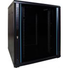 Armadio server 18U con porta in vetro 800x800x1000mm (LxPxA)