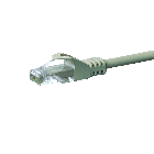 Cavo patch UTP CAT5e da 0,25 m, grigio - 100% rame