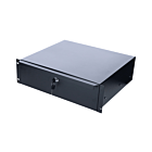 Cassetto metallico con serratura da 19 pollici - 3U