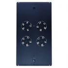 Kit di ventole con 4 ventole e termostato, adatto per armadi server con profondità di 1000 mm.