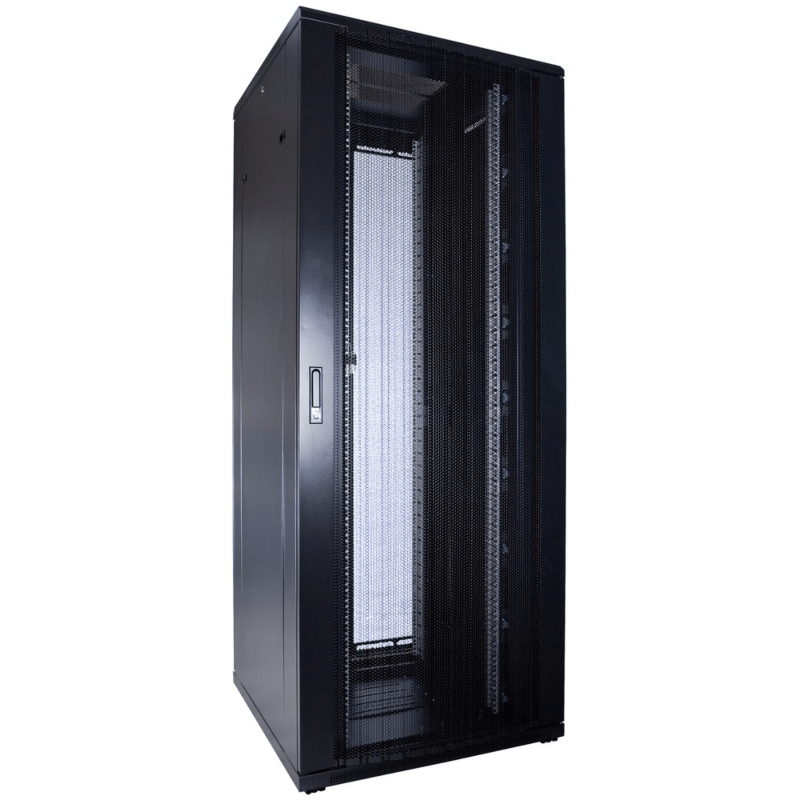 Armadio server 47U con sportello perforato 800x800x2200mm (LxPxA)