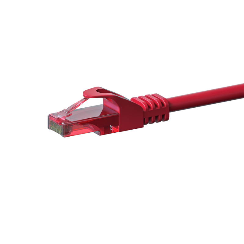 Cavo patch UTP CAT6 da 2 m, rosso - 100% rame