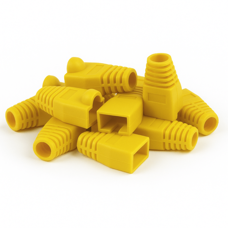 DANICOM Cavo RJ45 a traliccio giallo - 10 pezzi