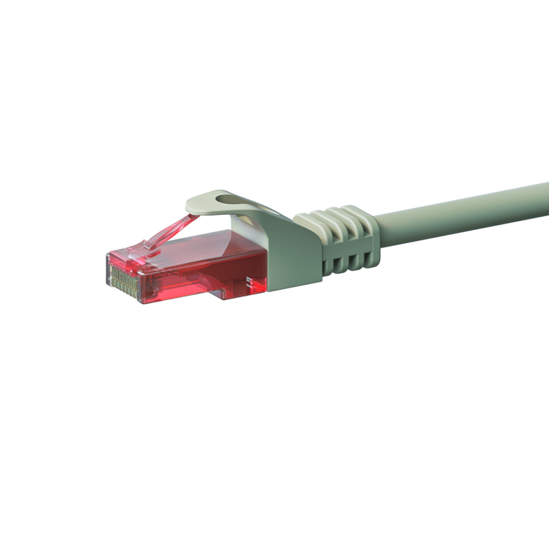 Cavo patch UTP CAT6 da 3 m, grigio - 100% rame