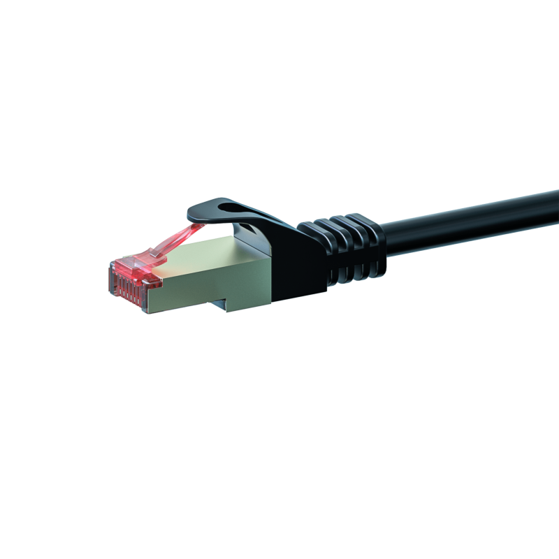 Cavo patch CAT6 S/FTP (PIMF) da 1 m, nero.