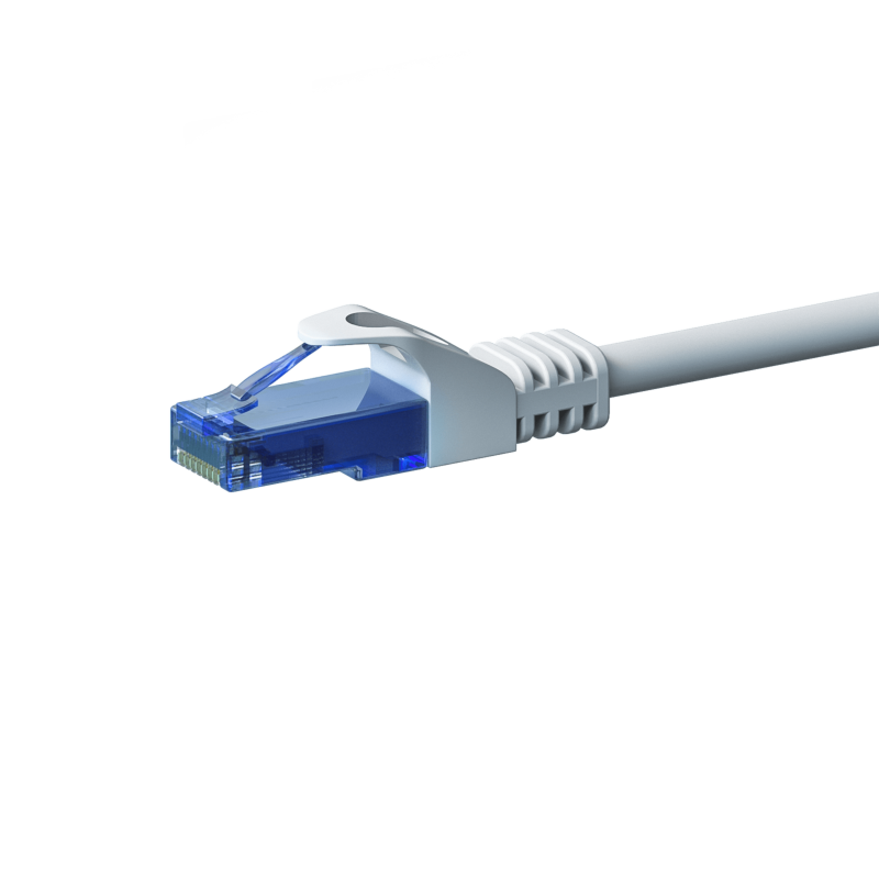 Cavo patch UTP CAT6a da 3 m, bianco - 100% rame
