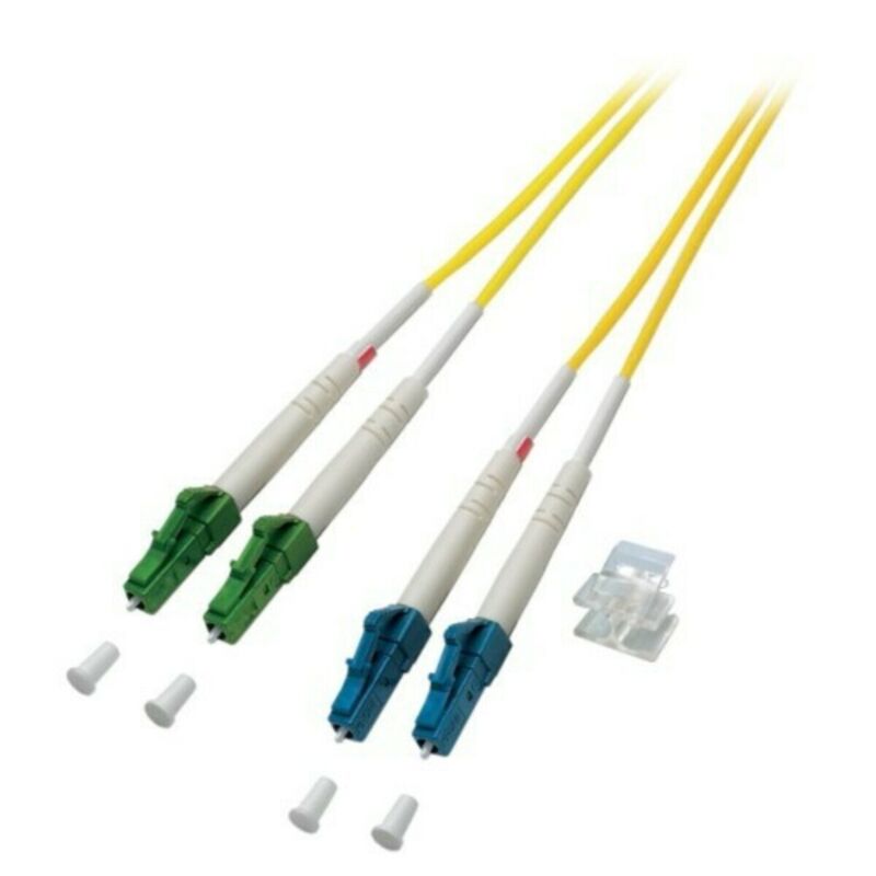 Cavo in fibra ottica duplex OS2 LC/APC-LC da 1 m