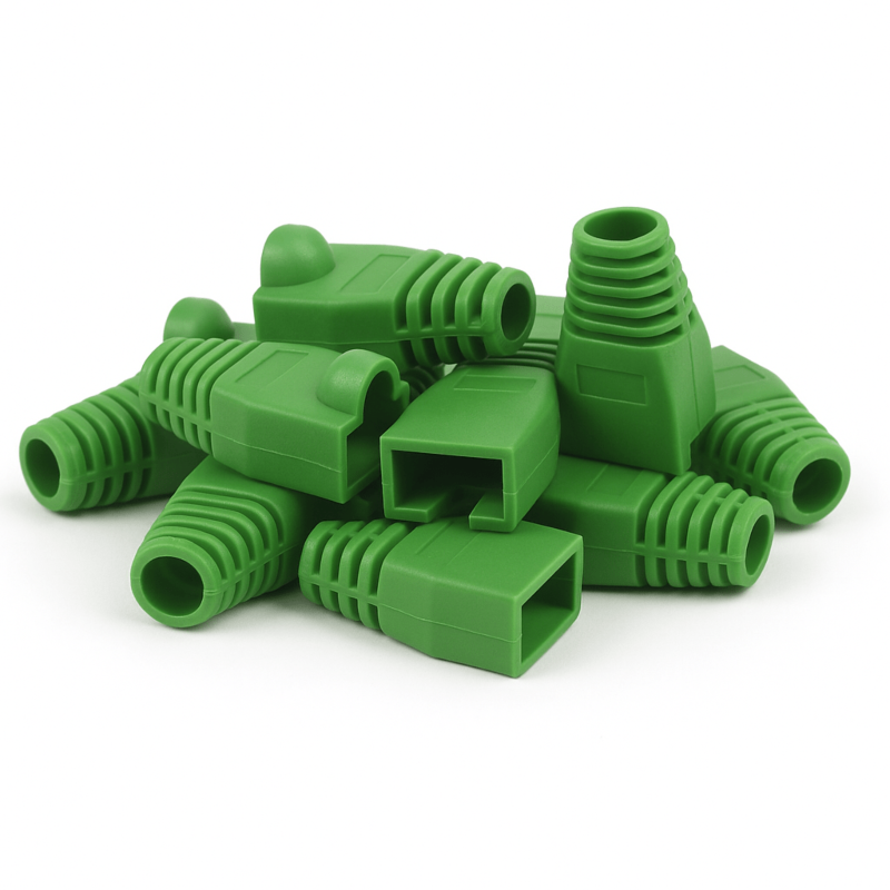 DANICOM Trave portacavi RJ45 Verde - 10 pezzi