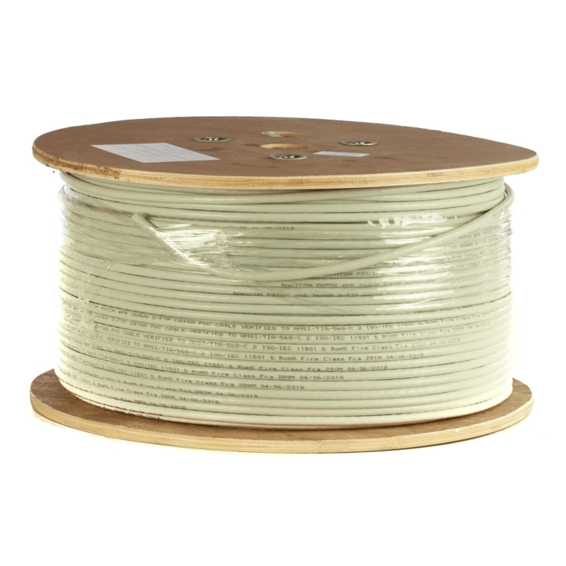 Cavo DANICOM CAT6A 100% rame U/UTP 500m in rotolo rigido - LSZH (Cca)