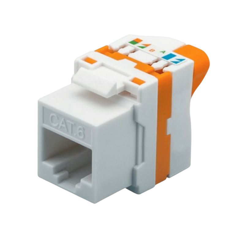 Connettore Keystone Cat6 UTP - Avvitamento senza attrezzi