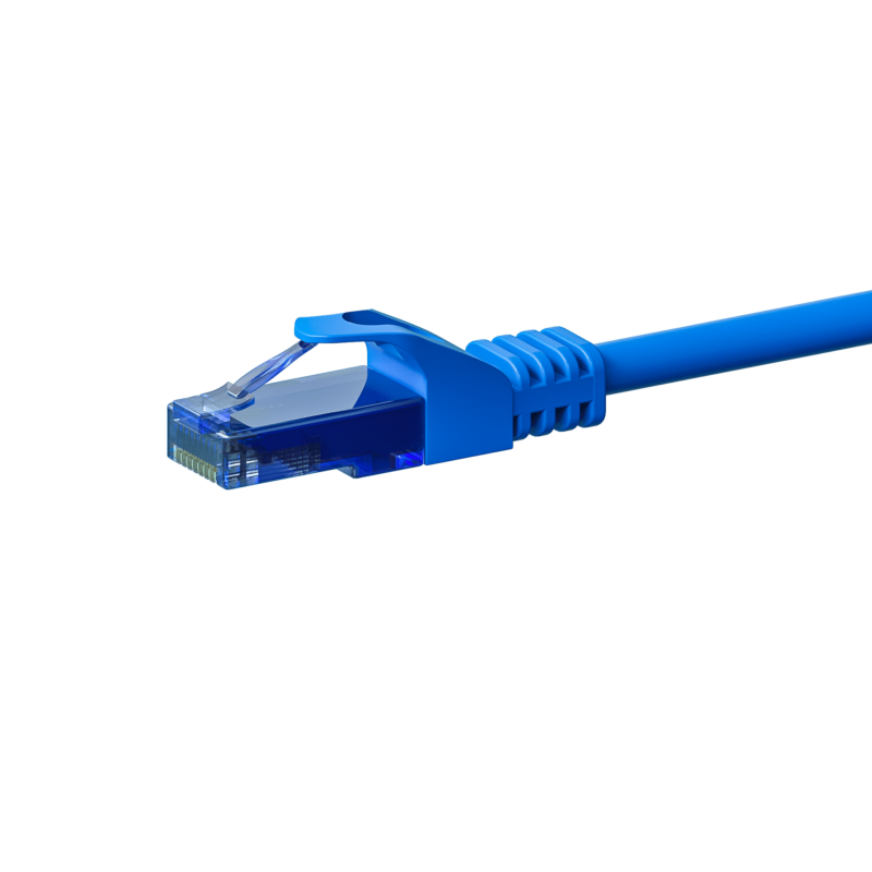 Cavo patch UTP CAT6a 5 m blu - 100% rame