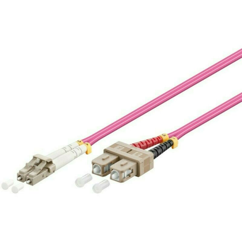 Cavo in fibra ottica LC-SC OM4 15 m
