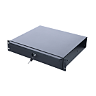 Cassetto metallico con serratura da 19 pollici - 2U