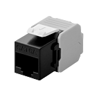 Connettore Keystone CAT6a UTP - Senza attrezzi - Nero