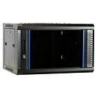 Armadio a muro 6U con anta in vetro 600x450x368 mm (LxPxA)