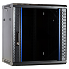Armadio a muro 12U con anta in vetro 600x450x635 mm (LxPxA)