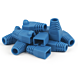 Trave portacavi DANICOM RJ45 Blu - 10 pezzi