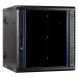 Armadio a muro 12U (inclinabile) con anta in vetro 600x600x635 mm (LxPxA)