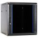 Armadio a muro 12U con anta in vetro 600x600x635 mm (LxPxA)