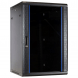 Armadio a muro 27U con anta in vetro 600x600x1300mm (LxPxA)