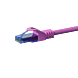 Cavo patch UTP CAT6a da 2 m, rosa - 100% rame