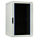 Armadio a muro bianco da 27U con anta in vetro, dimensioni 600x600x1300 mm (LxPxA).
