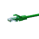 Cavo patch UTP CAT5e da 7,5 m, verde - 100% rame