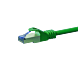 Cavo patch CAT6a S/FTP (PIMF) da 0,50 m, verde.