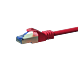 Cavo patch CAT6a S/FTP (PIMF) da 7,50 m, rosso.