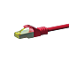 Cavo patch Cat7 S/FTP (PIMF) da 10 m, rosso.
