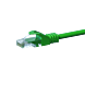 Cavo patch CAT5e UTP 0,25 m verde - CCA
