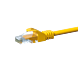 Cavo patch CAT5e UTP 0,25 m giallo - CCA
