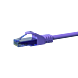Cavo patch UTP CAT6a da 0,15 m viola - 100% rame