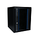 Armadio server 9U da 10 pollici con anta in vetro, dimensioni 370x450x486 mm (LxPxA)