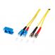 Cavo in fibra ottica duplex OS2 SC-ST 3m