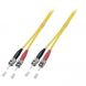 Cavo in fibra ottica duplex OS2 ST-ST 15m