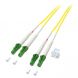 Cavo in fibra ottica duplex OS2 LC/APC-LC/APC 1 m