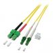 Cavo in fibra ottica duplex OS2 LC/APC-SC/APC 10 m