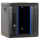 Armadio server 6U da 10 pollici con anta in vetro, dimensioni 312x310x352 mm (LxPxA)