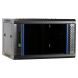 Armadio a muro 6U con anta in vetro 600x450x368 mm (LxPxA)