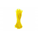 Fascette per cavi gialle da 140 mm - 100 pezzi