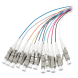 Set di trecce in fibra di vetro OS2 colorate LC - 12 pezzi