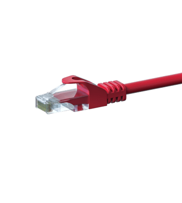 Cavo patch UTP CAT5e 5 m rosso - 100% rame
